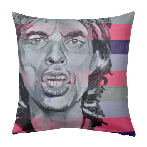 Mick! - designed cushion by Kirstie Taylor