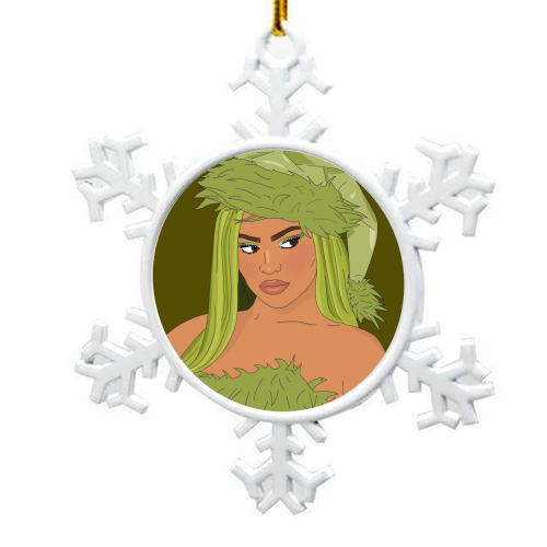Grinch - snowflake decoration by Kitty & Rex Designs