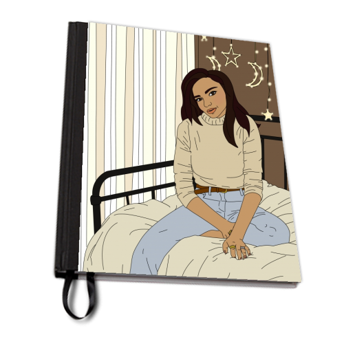 Chilled - personalised A4, A5, A6 notebook by Kitty & Rex Designs