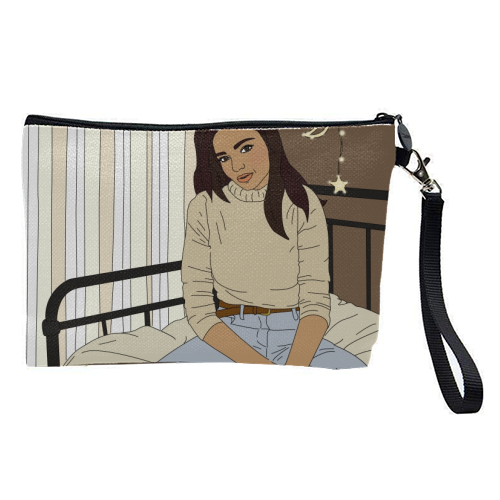 Chilled - pretty makeup bag by Kitty & Rex Designs