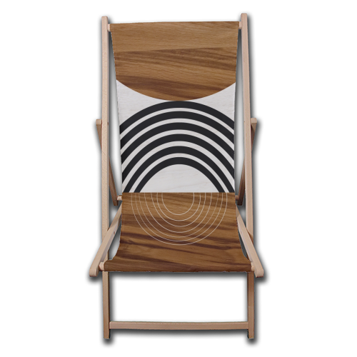 Wood Sun Arch Balance #1 #minimal #abstract #art - canvas deck chair by Anita Bella Jantz