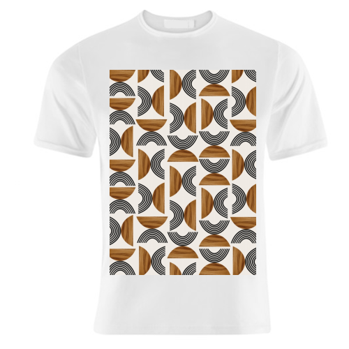 Wood Sun Arch Balance Pattern #1 #minimal #abstract #art - unique t shirt by Anita Bella Jantz