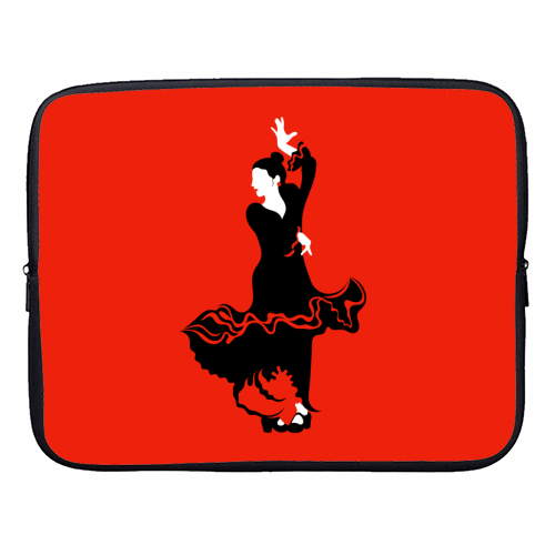 Flamenco Dancer - designer laptop sleeve by Adam Regester
