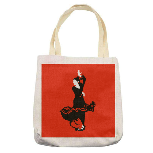 Flamenco Dancer - printed tote bag by Adam Regester