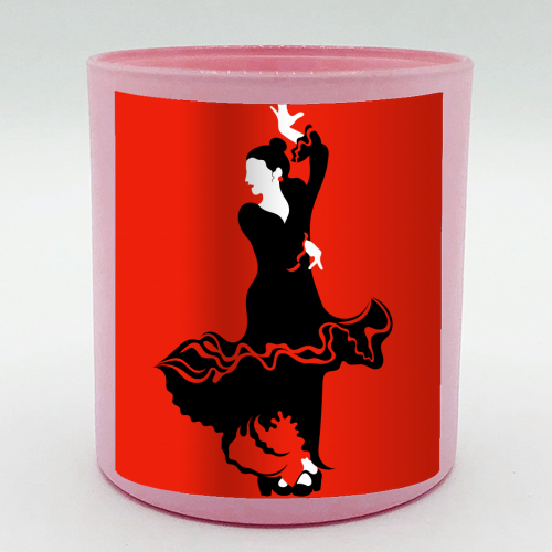 Flamenco Dancer - scented candle by Adam Regester