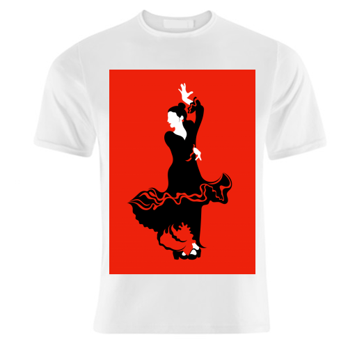 Flamenco Dancer - unique t shirt by Adam Regester