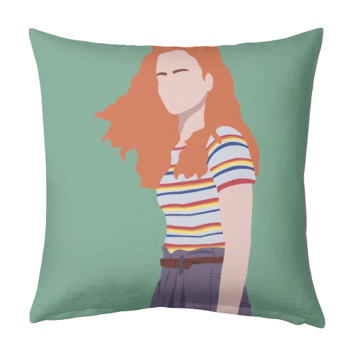 Stranger Things Max - designed cushion by Cheryl Boland