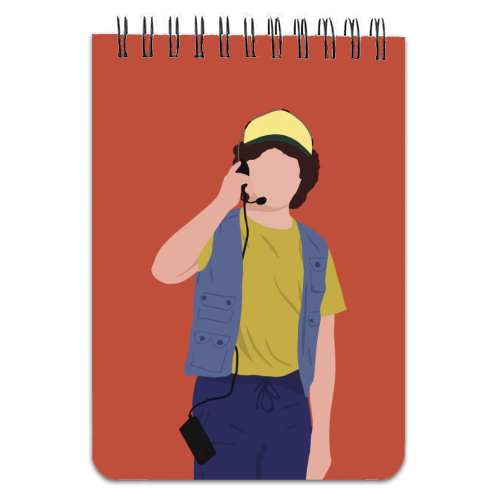 Stranger Things Dustin - personalised A4, A5, A6 notebook by Cheryl Boland