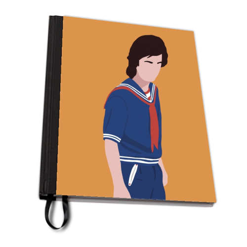 Stranger Things Steve - personalised A4, A5, A6 notebook by Cheryl Boland
