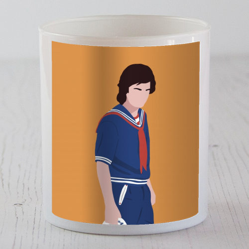 Stranger Things Steve - scented candle by Cheryl Boland