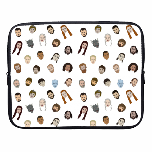 G.O.T Final Chapter - designer laptop sleeve by Kitty & Rex Designs