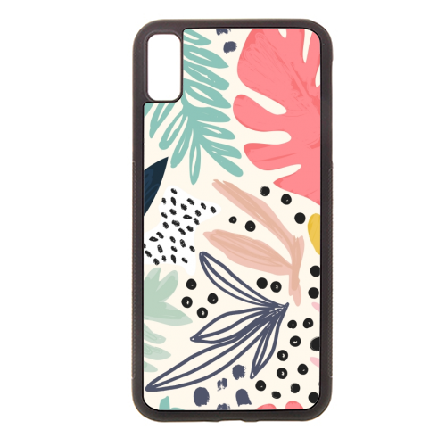 Tropical Collage Pattern - stylish phone case by Dizzywonders