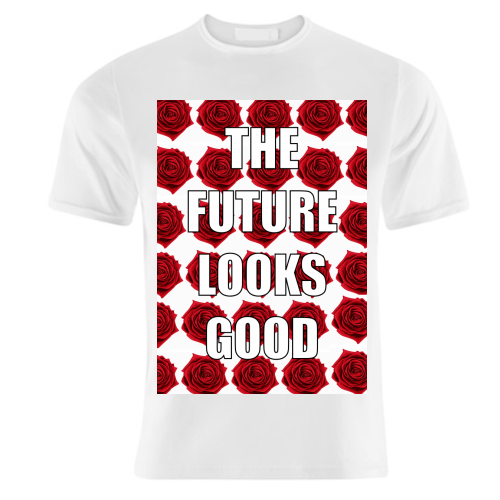 The Future Looks Good - unique t shirt by Adam Regester
