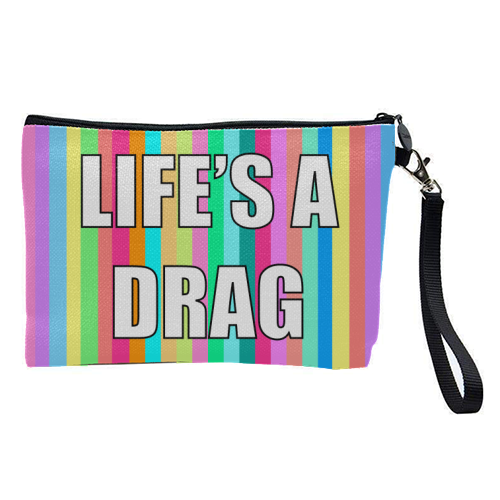 Life's A Drag - pretty makeup bag by Adam Regester