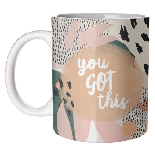 You Got This - unique mug by Giddy Kipper