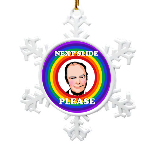 Next Slide Please - snowflake decoration by Wallace Elizabeth