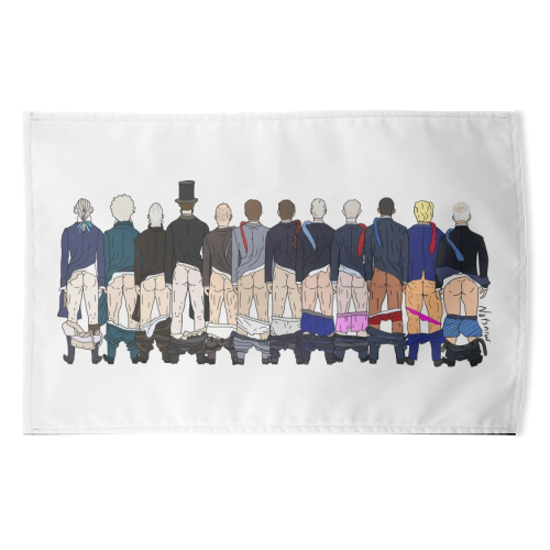 President Butts 2021 - funny tea towel by Notsniw Art