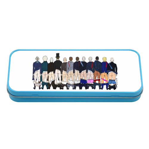 President Butts 2021 - tin pencil case by Notsniw Art