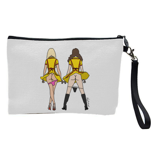 2 Broke Girls Butts - pretty makeup bag by Notsniw Art