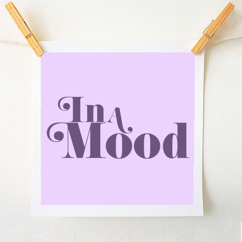 In A Mood - A1 - A4 art print by Dominique Benedict