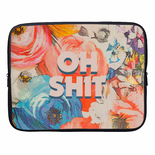All The Swears no.2 - designer laptop sleeve by Giddy Kipper
