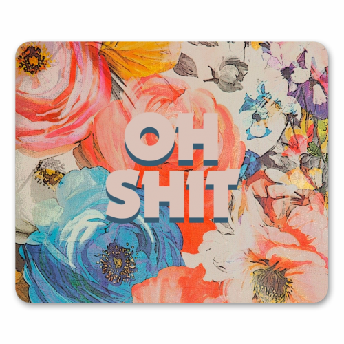 All The Swears no.2 - funny mouse mat by Giddy Kipper