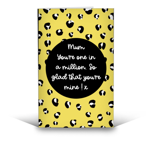 One In A Million Mum - funny greeting card by Adam Regester