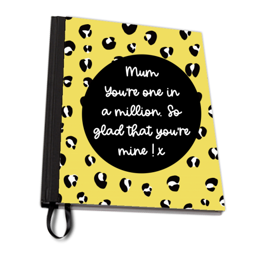 One In A Million Mum - personalised A4, A5, A6 notebook by Adam Regester