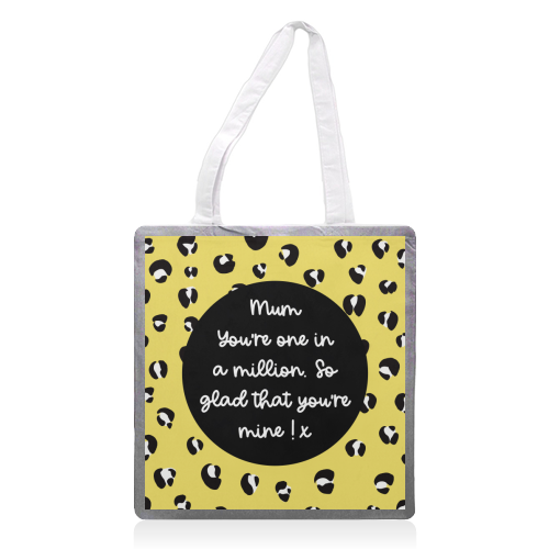 One In A Million Mum - printed tote bag by Adam Regester