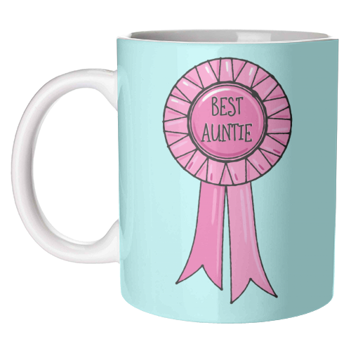 Best Auntie Rosette - unique mug by Adam Regester
