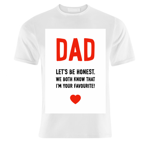 Let's Be Honest Dad - unique t shirt by Adam Regester