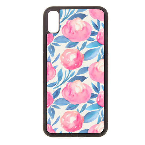 pink flowers - stylish phone case by Anastasios Konstantinidis