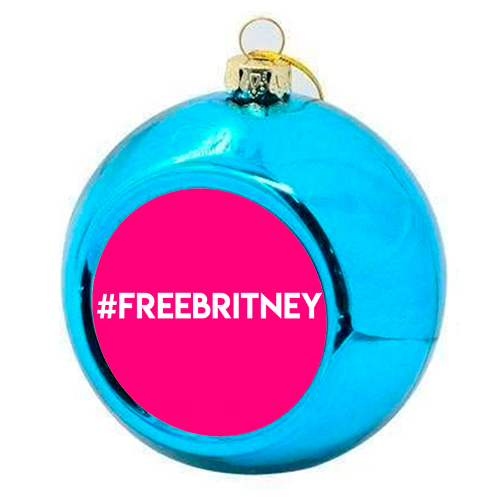 #FREEBRITNEY - colourful christmas bauble by Lilly Rose