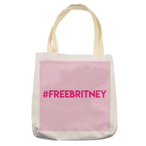 #FREEBRITNEY - printed tote bag by Lilly Rose