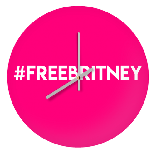 #FREEBRITNEY - quirky wall clock by Lilly Rose