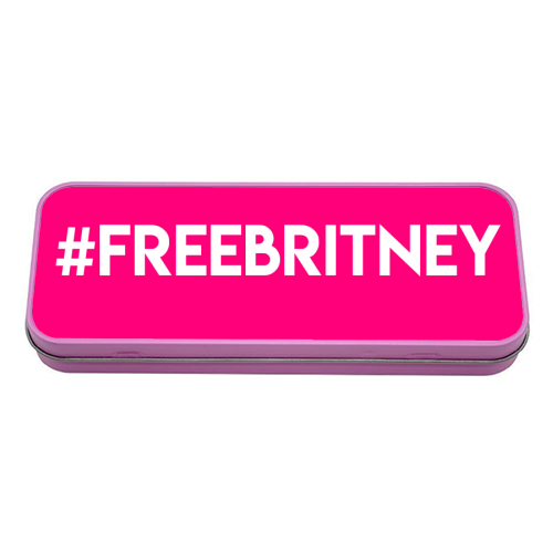 #FREEBRITNEY - tin pencil case by Lilly Rose
