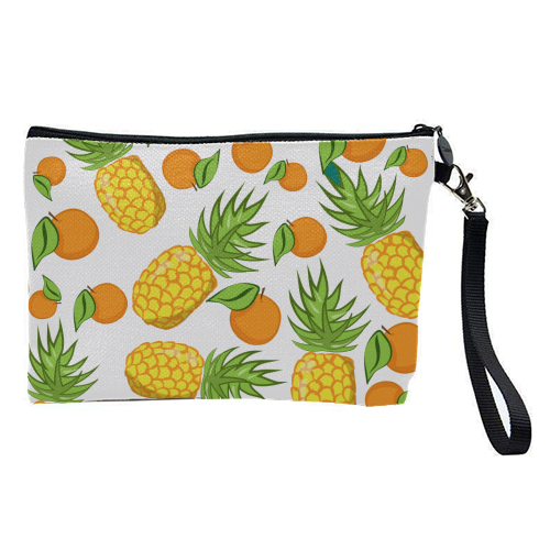 pineapple and oranges - pretty makeup bag by Anastasios Konstantinidis