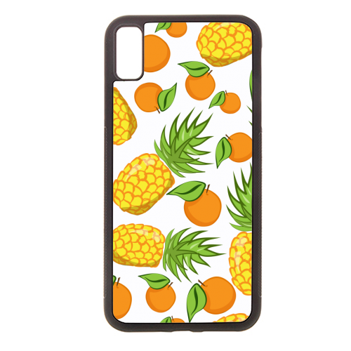 pineapple and oranges - stylish phone case by Anastasios Konstantinidis