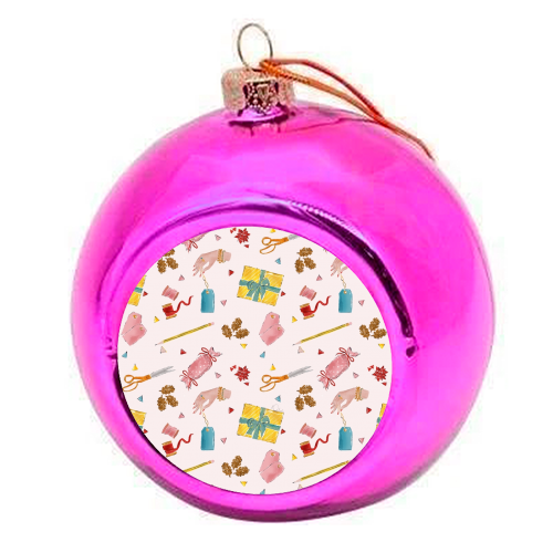 Special Occasion - colourful christmas bauble by Natasha Joseph