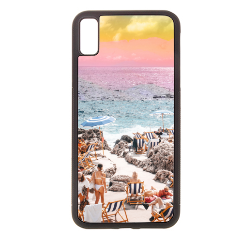 Beach Day, Travel Photography Digital Wall Decor, Tropical Beach Island Collage - stylish phone case by Uma Prabhakar Gokhale