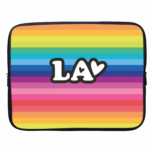 RAINBOW LA - designer laptop sleeve by The Boy and the Bear