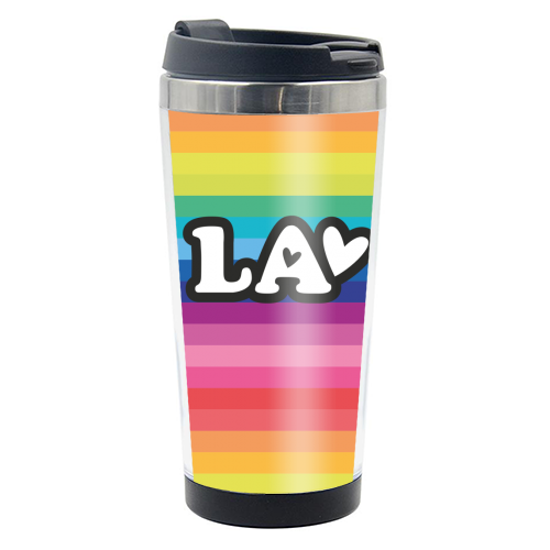 RAINBOW LA - photo water bottle by The Boy and the Bear