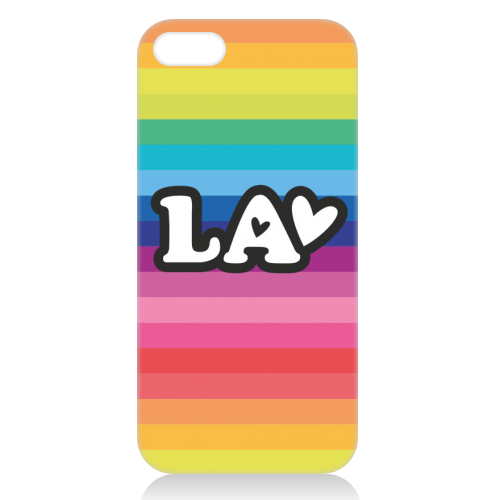 RAINBOW LA - unique phone case by The Boy and the Bear
