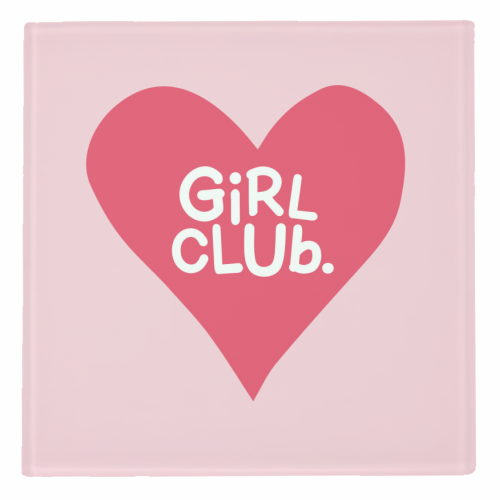 GIRL CLUB - personalised beer coaster by The Boy and the Bear