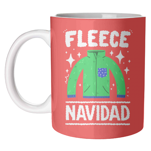 Fleece Navidad - unique mug by Matt Joyce