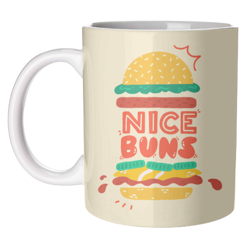 Nice buns - unique mug by Matt Joyce
