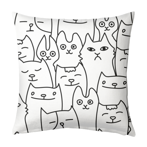 cats pattern - designed cushion by Anastasios Konstantinidis