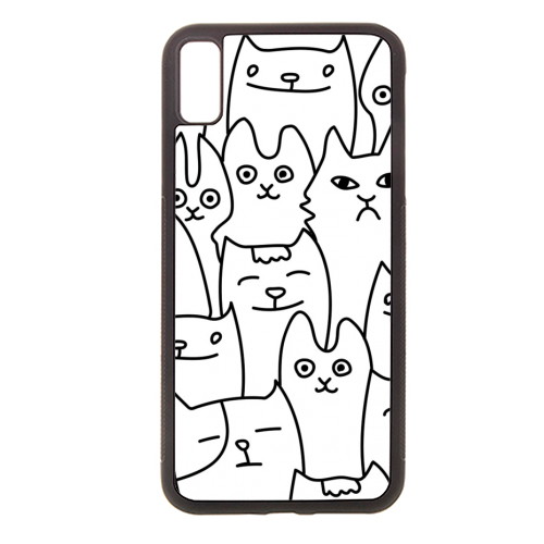 cats pattern - stylish phone case by Anastasios Konstantinidis