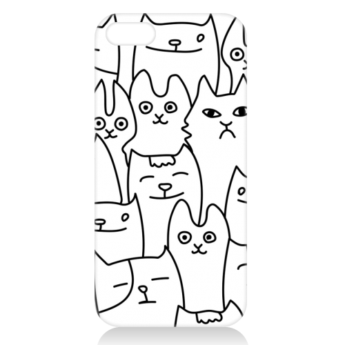 cats pattern - unique phone case by Anastasios Konstantinidis