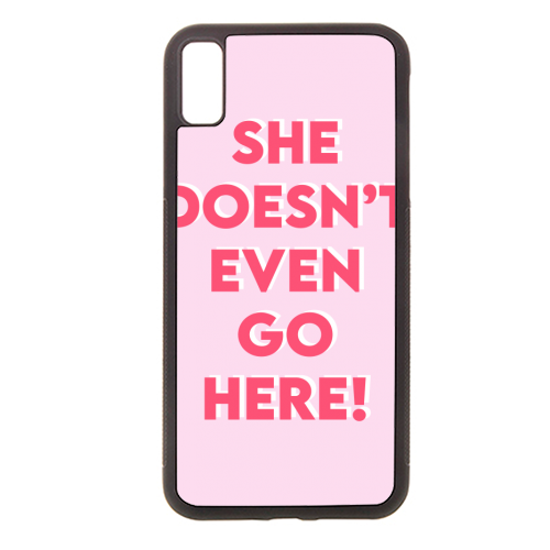 She Doesn't Even Go Here! - stylish phone case by Wallace Elizabeth